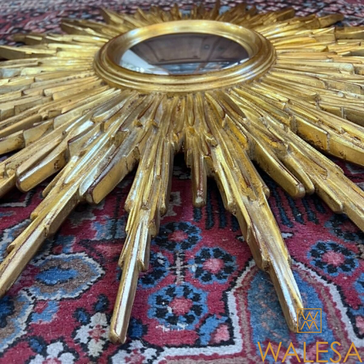 Miroir Soleil convexe vers 1960-70 – Image 3
