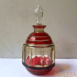 Val Saint Lambert Art Déco (1925-1930) Flacon à parfum en cristal