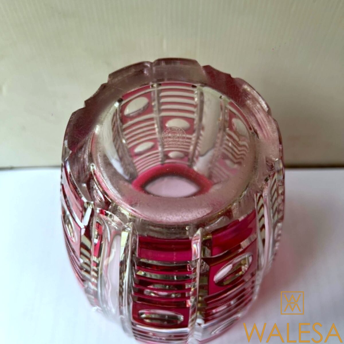 Val Saint Lambert Art Déco (1925-1930) Vase en cristal – Image 10