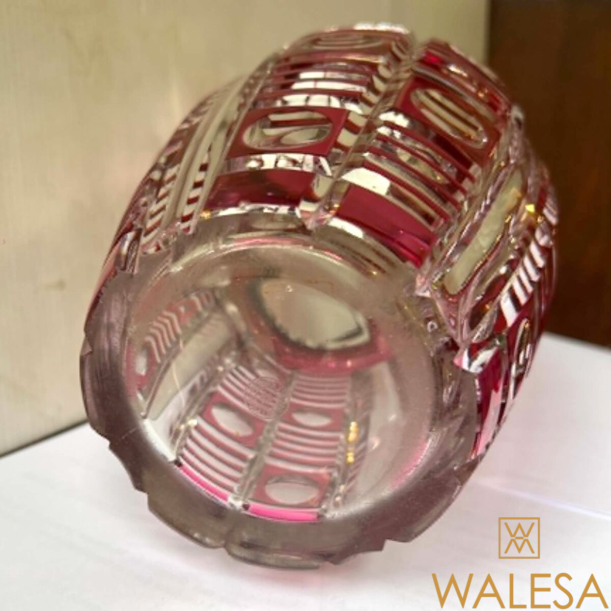 Val Saint Lambert Art Déco (1925-1930) Vase en cristal – Image 8