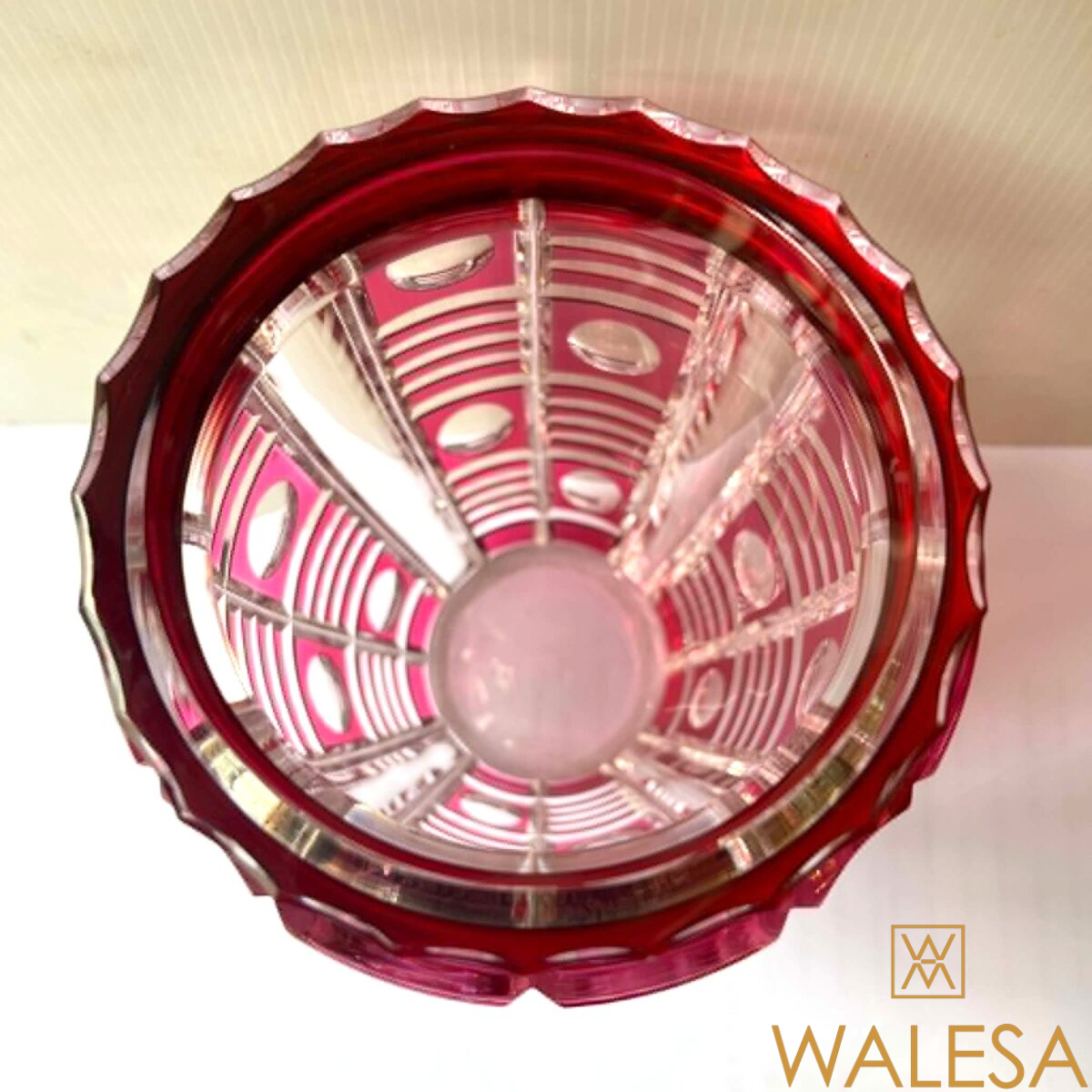 Val Saint Lambert Art Déco (1925-1930) Vase en cristal – Image 5