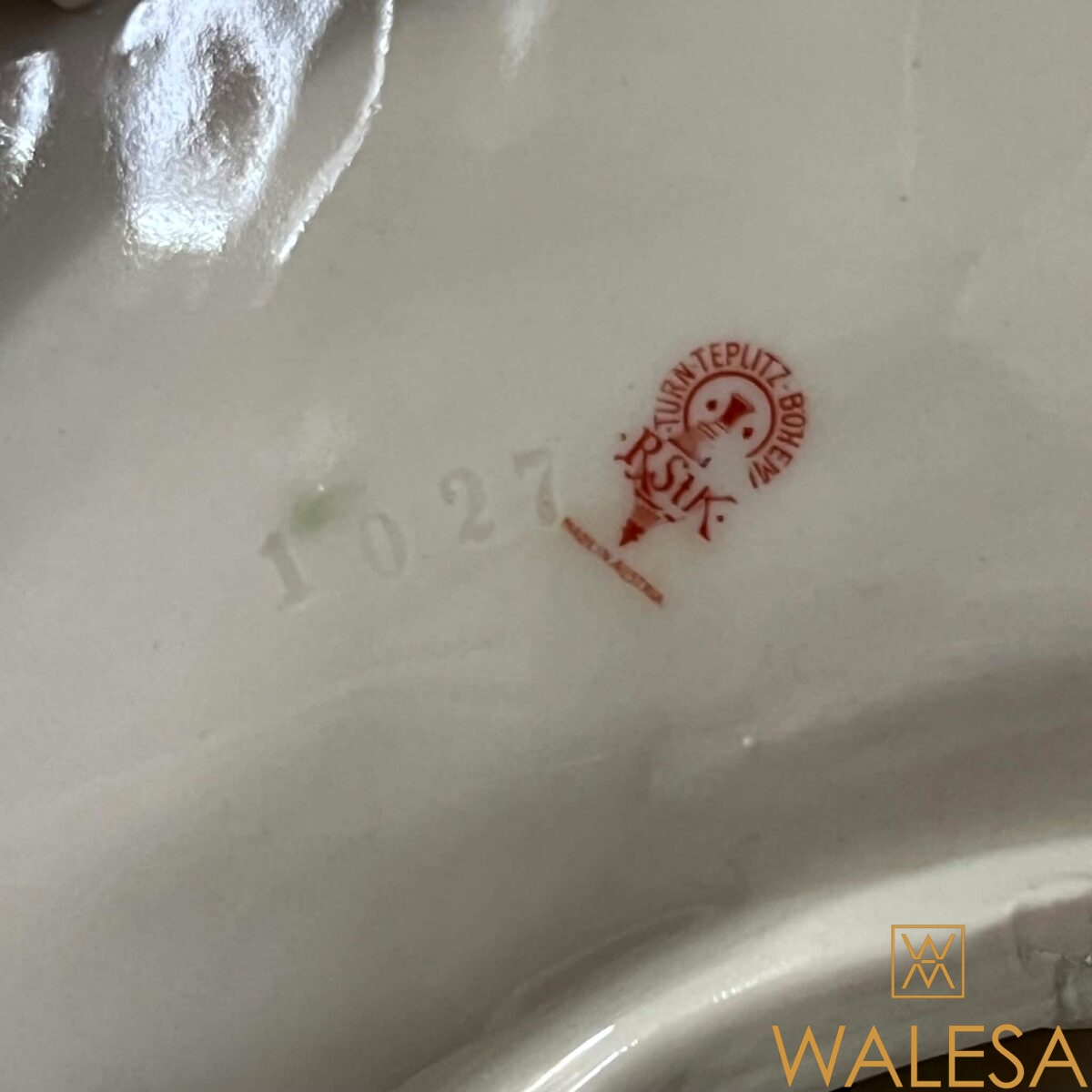 Amphora Austria - Coupe- vide-poches en biscuit de porcelaine polychrome – Image 10