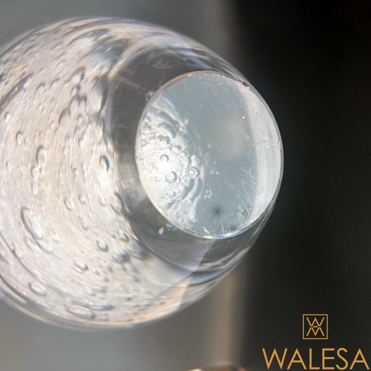Anna TORFS vase a bulles en cristal – Image 5