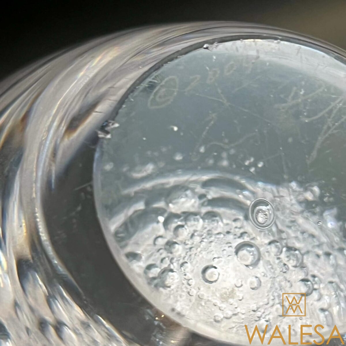Anna TORFS vase a bulles en cristal – Image 7