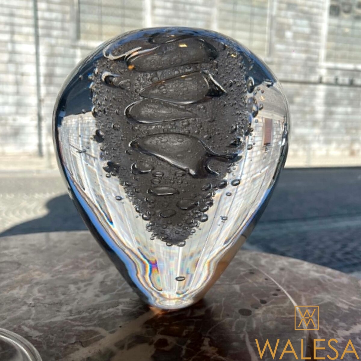 Anna TORFS vase a bulles en cristal – Image 10
