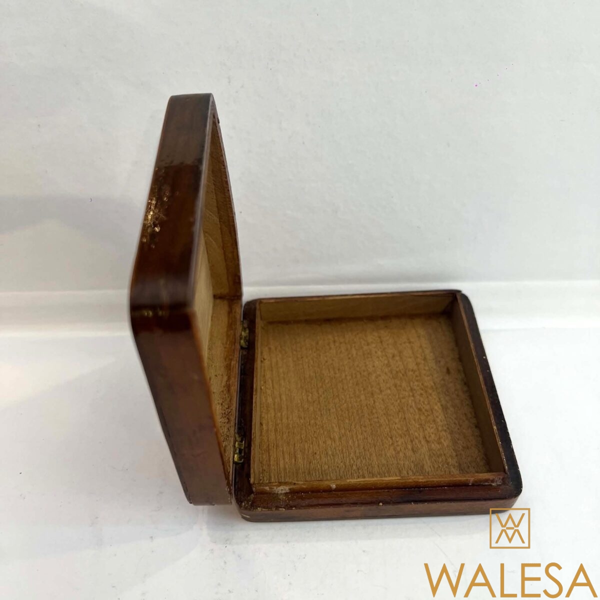 Boîte en bois de Spa - rare décor Art-Deco – Image 5
