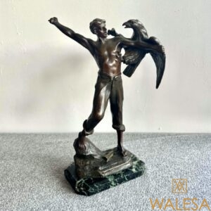 Charles LEMOINE bronze “L’Homme a l’Aigle”