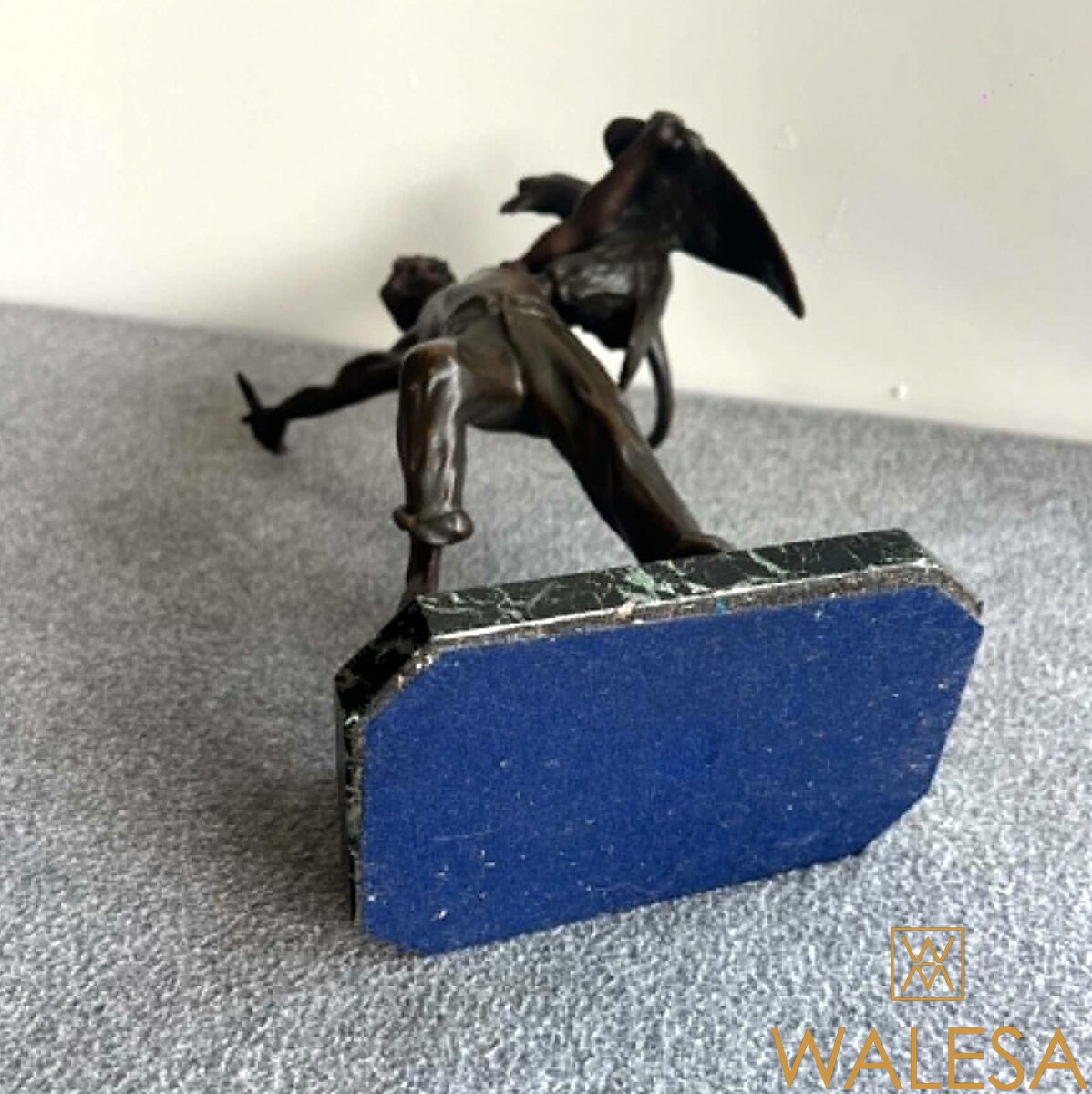 Charles LEMOINE bronze “L’Homme a l’Aigle” – Image 5