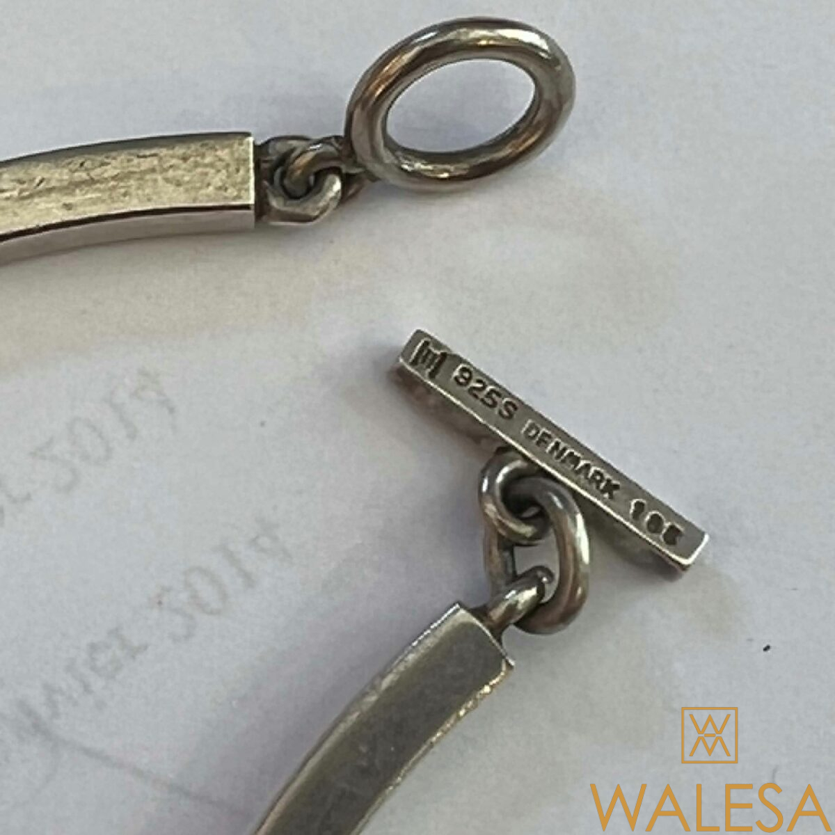 Collier articulé en argent massif Hans HANSEN Danemark – Image 7