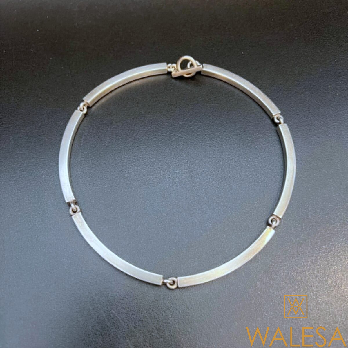 Collier articulé en argent massif Hans HANSEN Danemark – Image 4