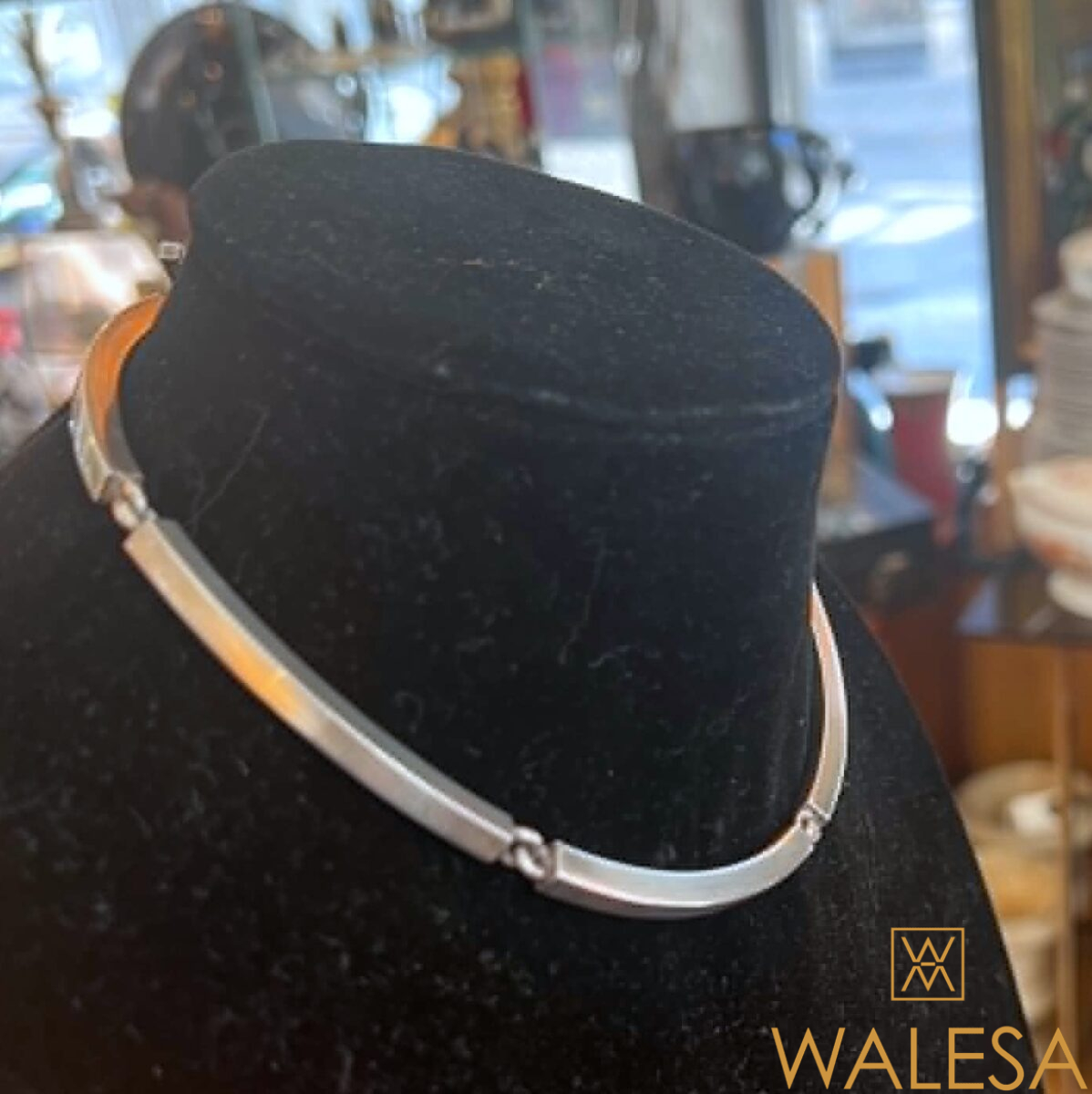 Collier articulé en argent massif Hans HANSEN Danemark – Image 3