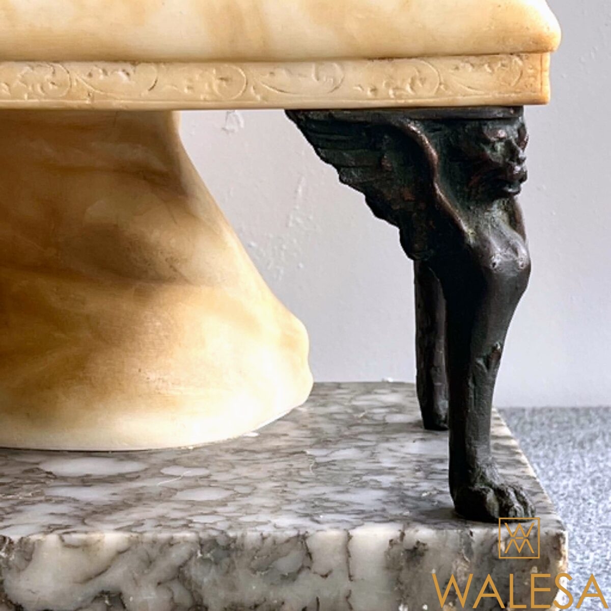 Guglielmo PUGI sculpture en albâtre bronze et marbre. – Image 10