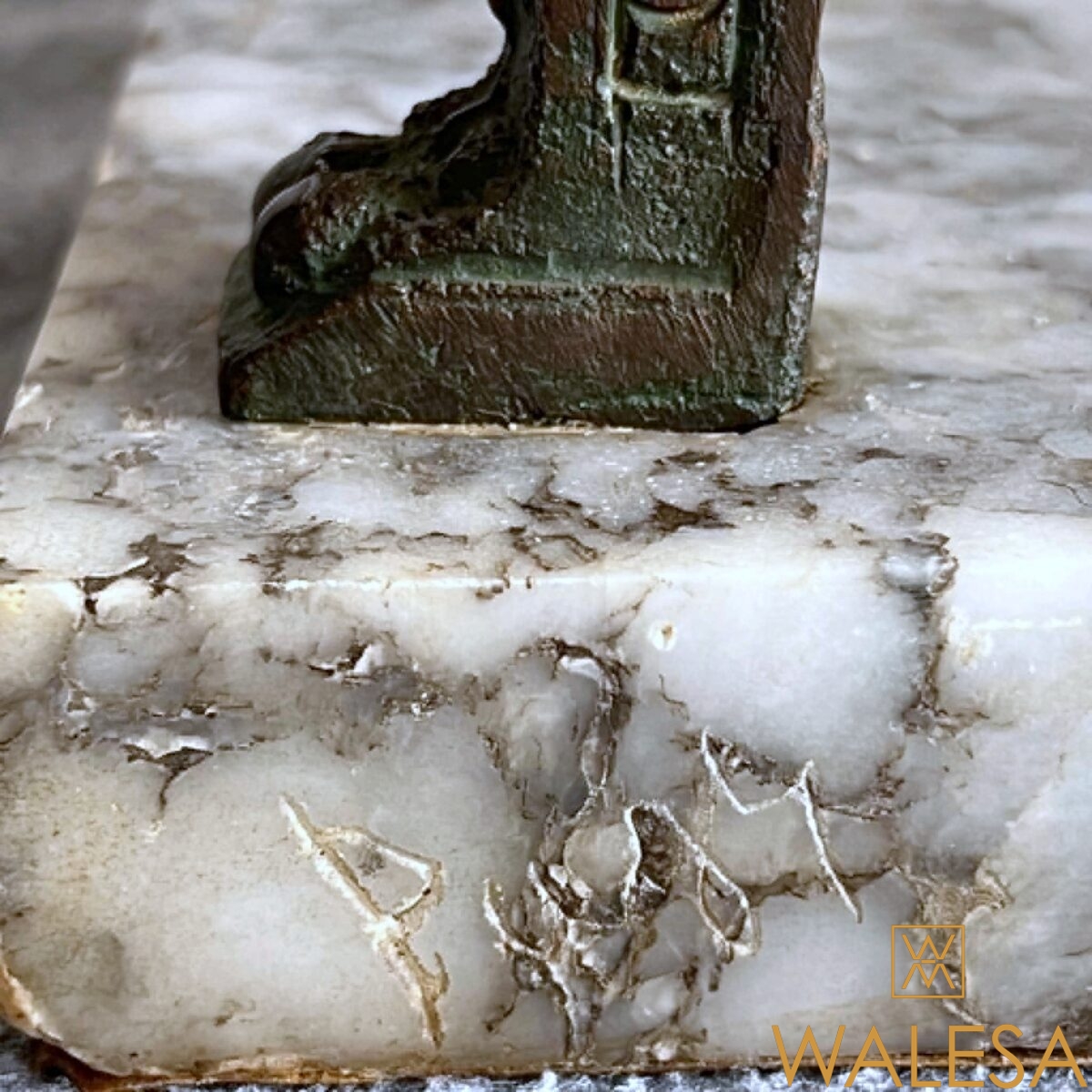 Guglielmo PUGI sculpture en albâtre bronze et marbre. – Image 7