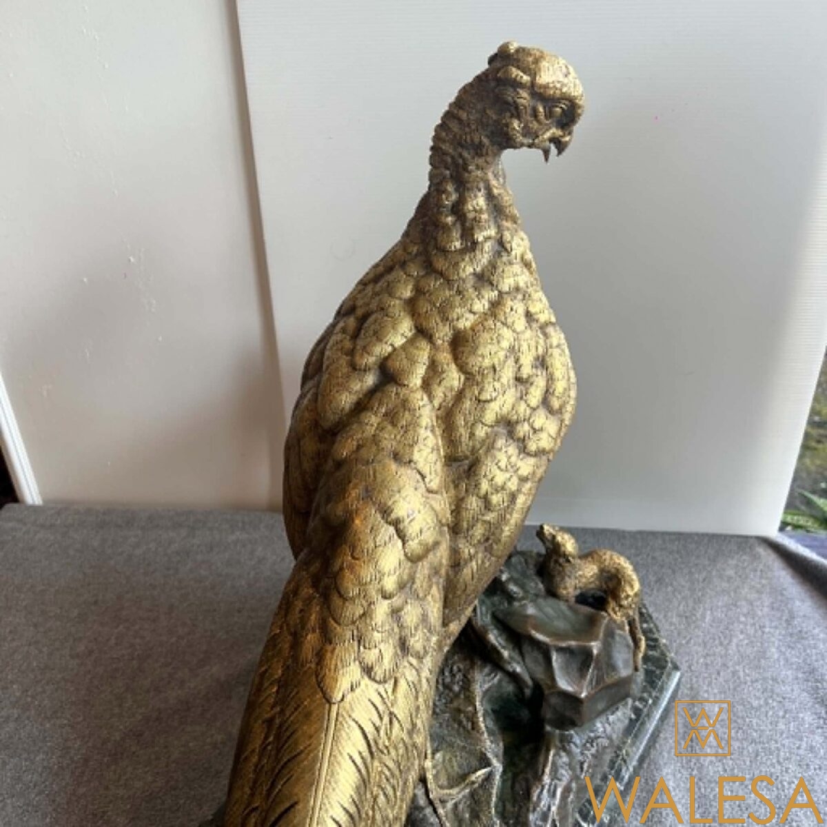 Jules MOIGNIEZ Bronze “Le faisan et la belette” – Image 8
