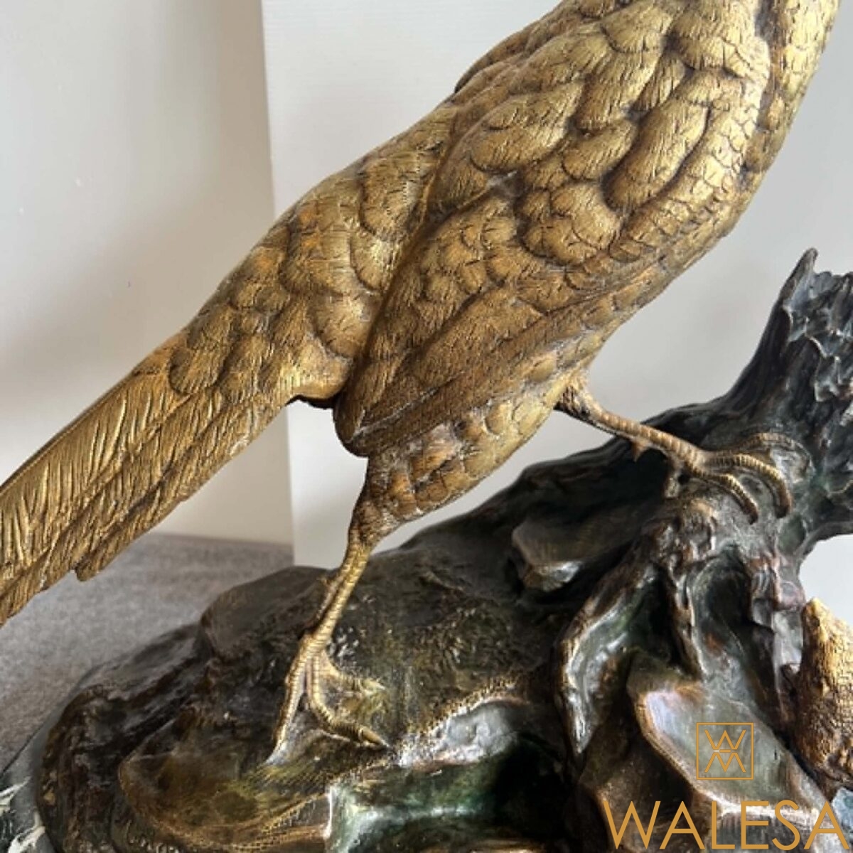 Jules MOIGNIEZ Bronze “Le faisan et la belette” – Image 7
