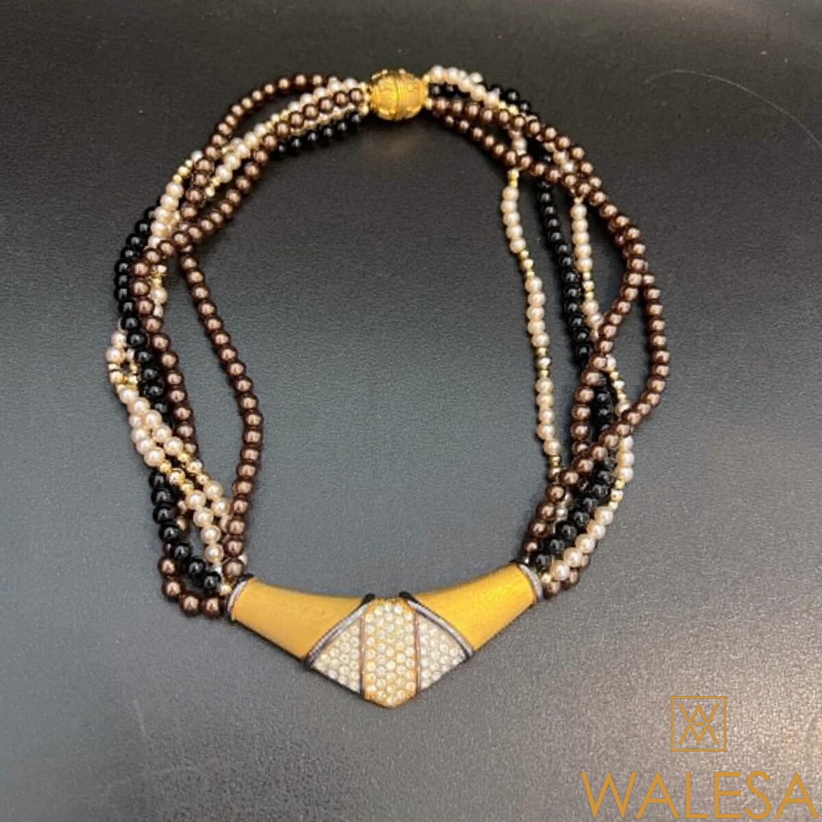 LANVIN - Collier multi-rangs torsadées de perles – Image 3