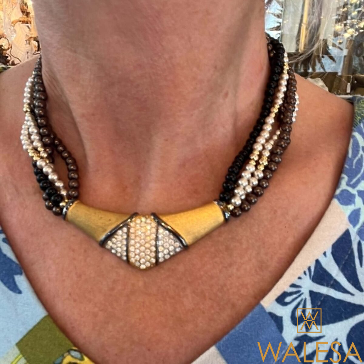 LANVIN - Collier multi-rangs torsadées de perles – Image 8