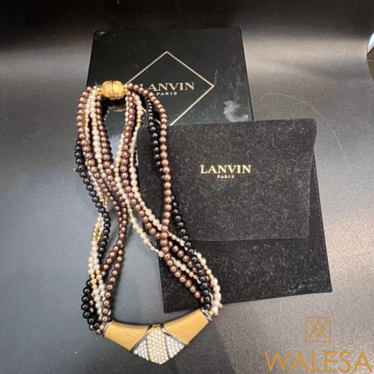 LANVIN - Collier multi-rangs torsadées de perles – Image 4