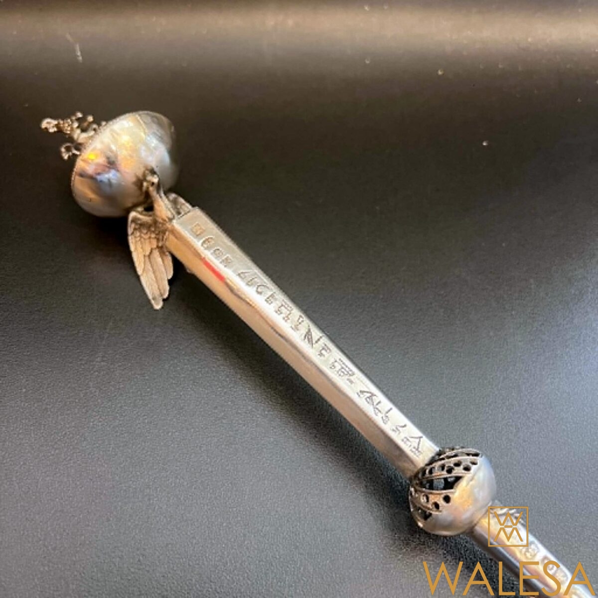 Main de Torah ou pointeur rituel ou Yad en argent – Image 3