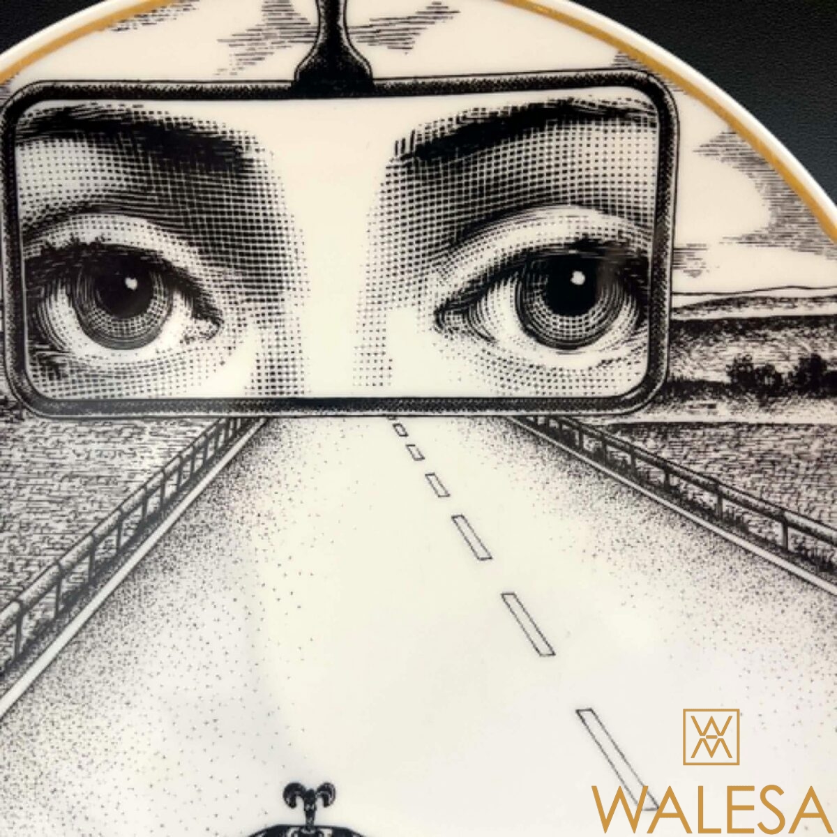 Piero FORNASETTI collection “Tema e Variazioni" motif 4 – Image 3
