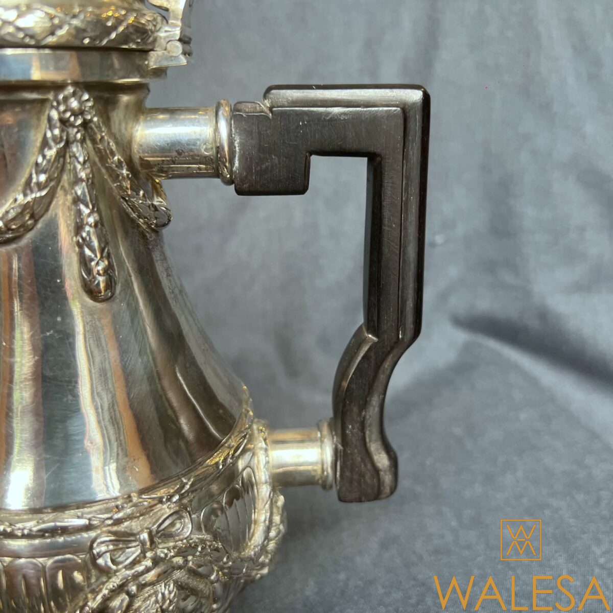 Verseuse en argent massif de style Louis XVI Allemagne XIXe siècle – Image 13