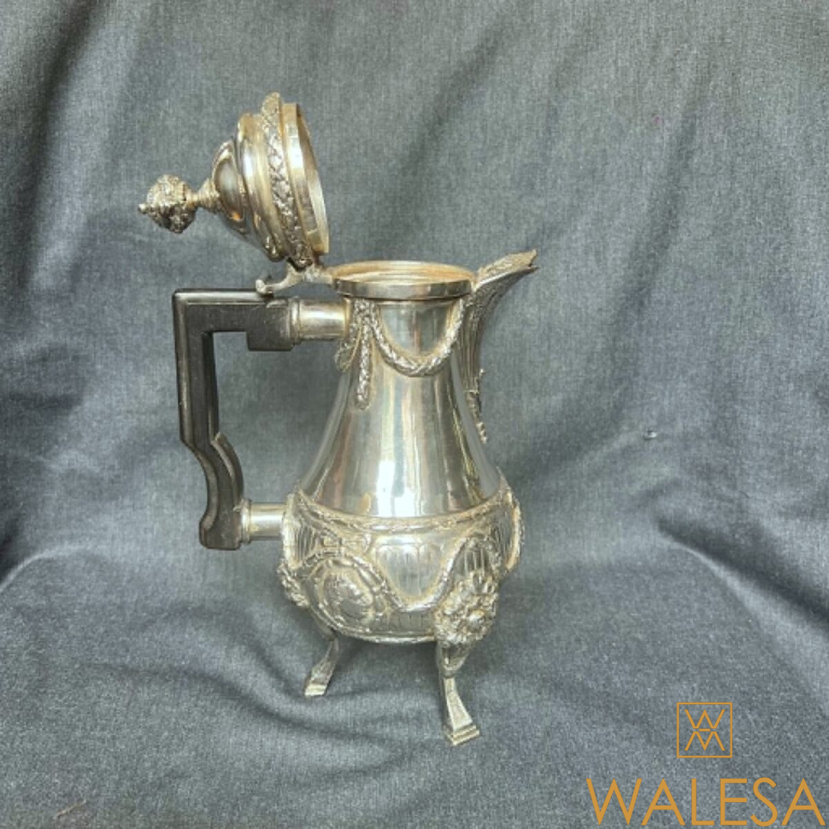 Verseuse en argent massif de style Louis XVI Allemagne XIXe siècle – Image 5