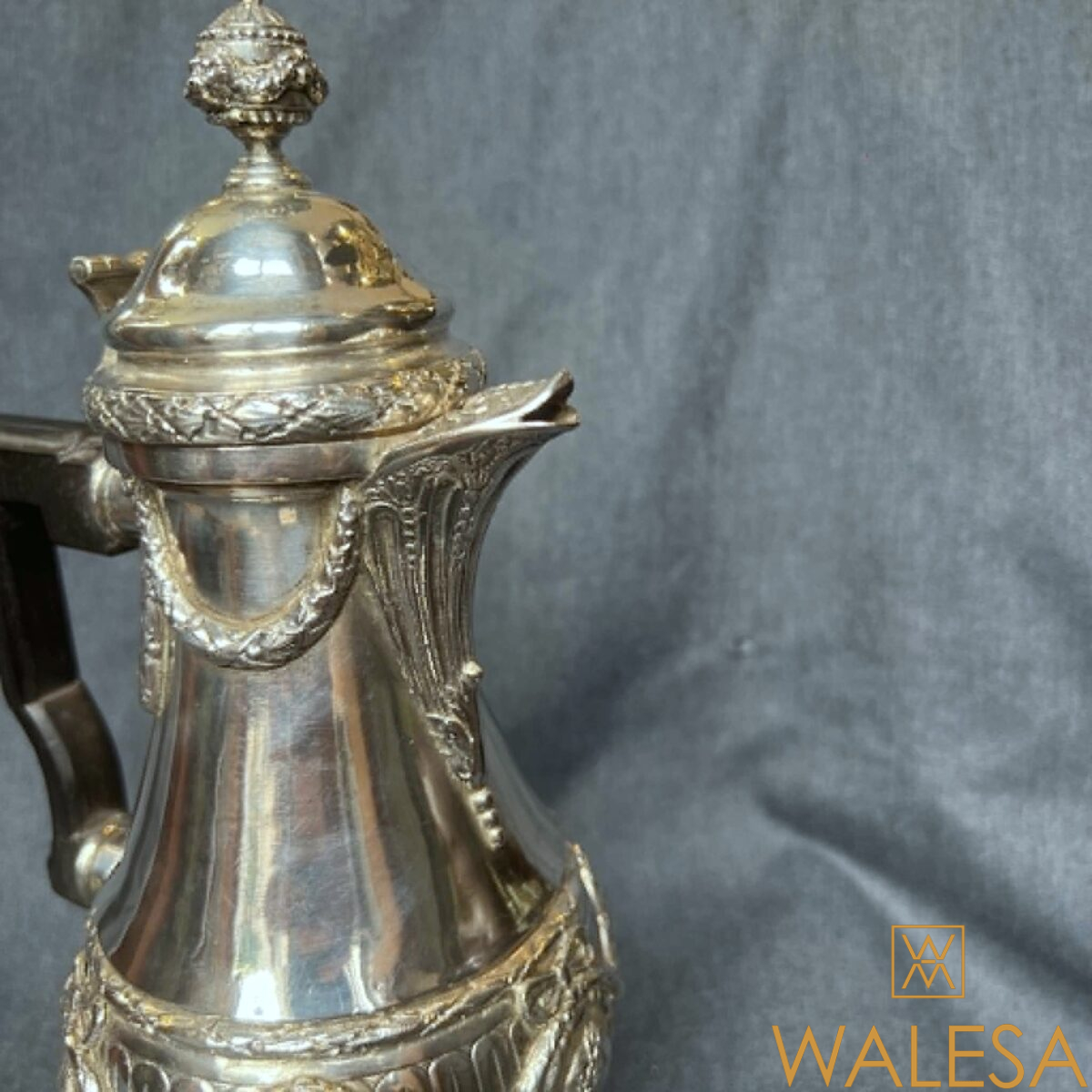 Verseuse en argent massif de style Louis XVI Allemagne XIXe siècle – Image 8