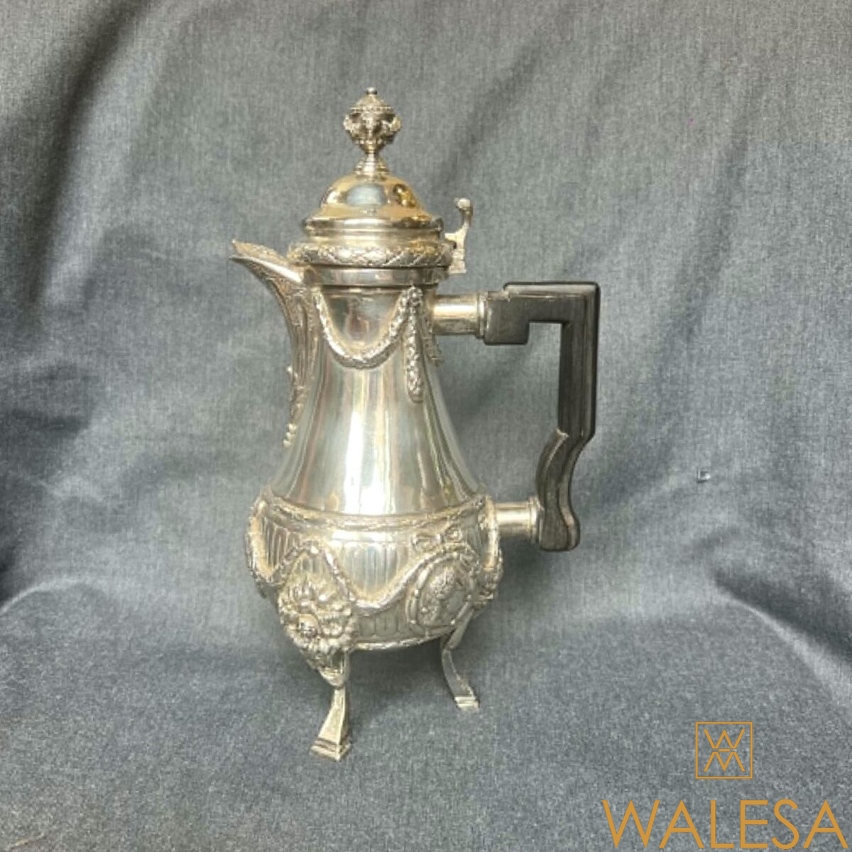 Verseuse en argent massif de style Louis XVI Allemagne XIXe siècle – Image 2