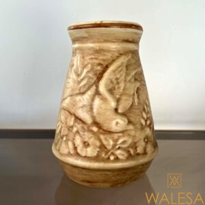 Charles CATTEAU Boch Frères KERAMIS vase Art Deco en céramique monochrome