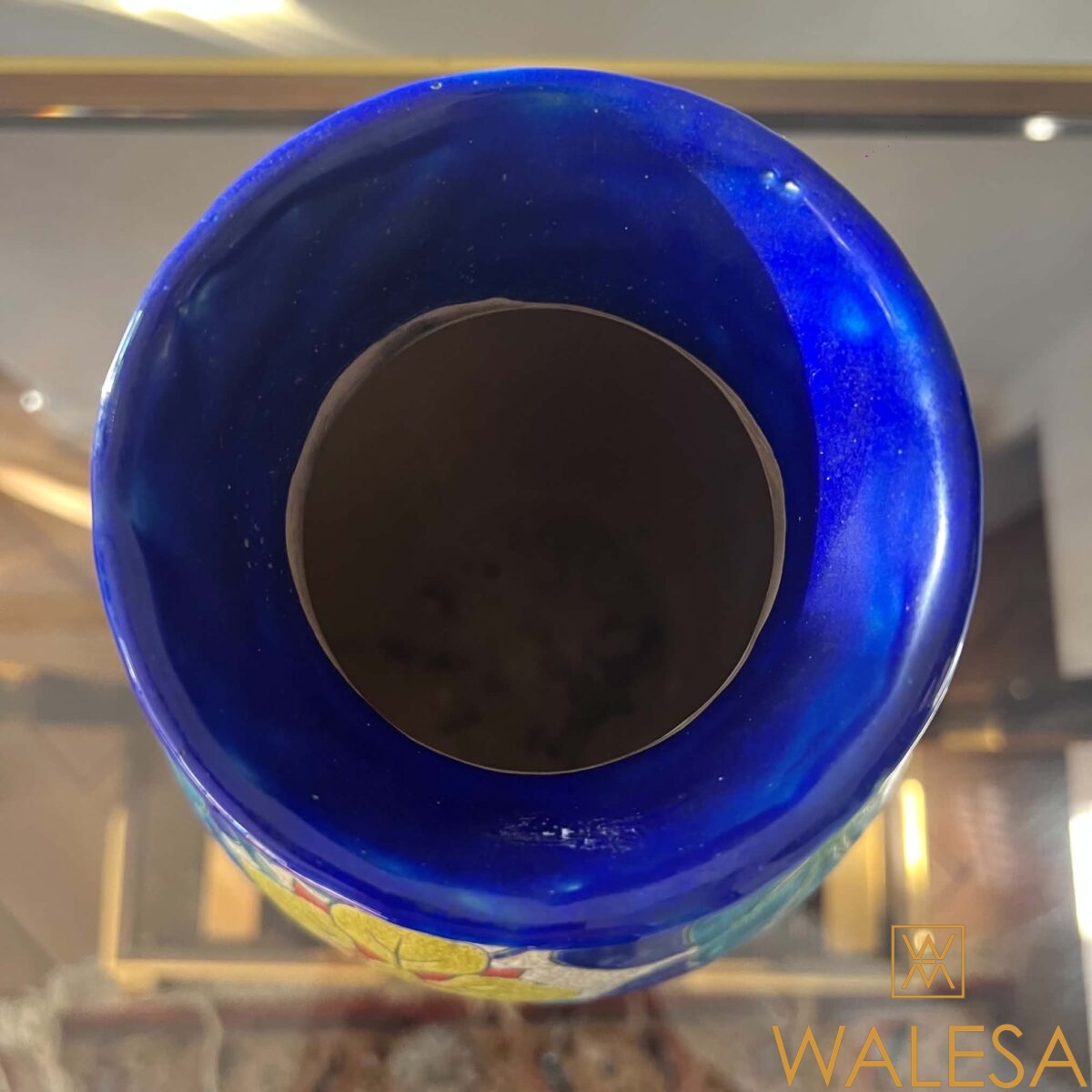 Charles CATTEAU Keramis Boch Frères La Louvière vase Art Deco décor floral – Image 6