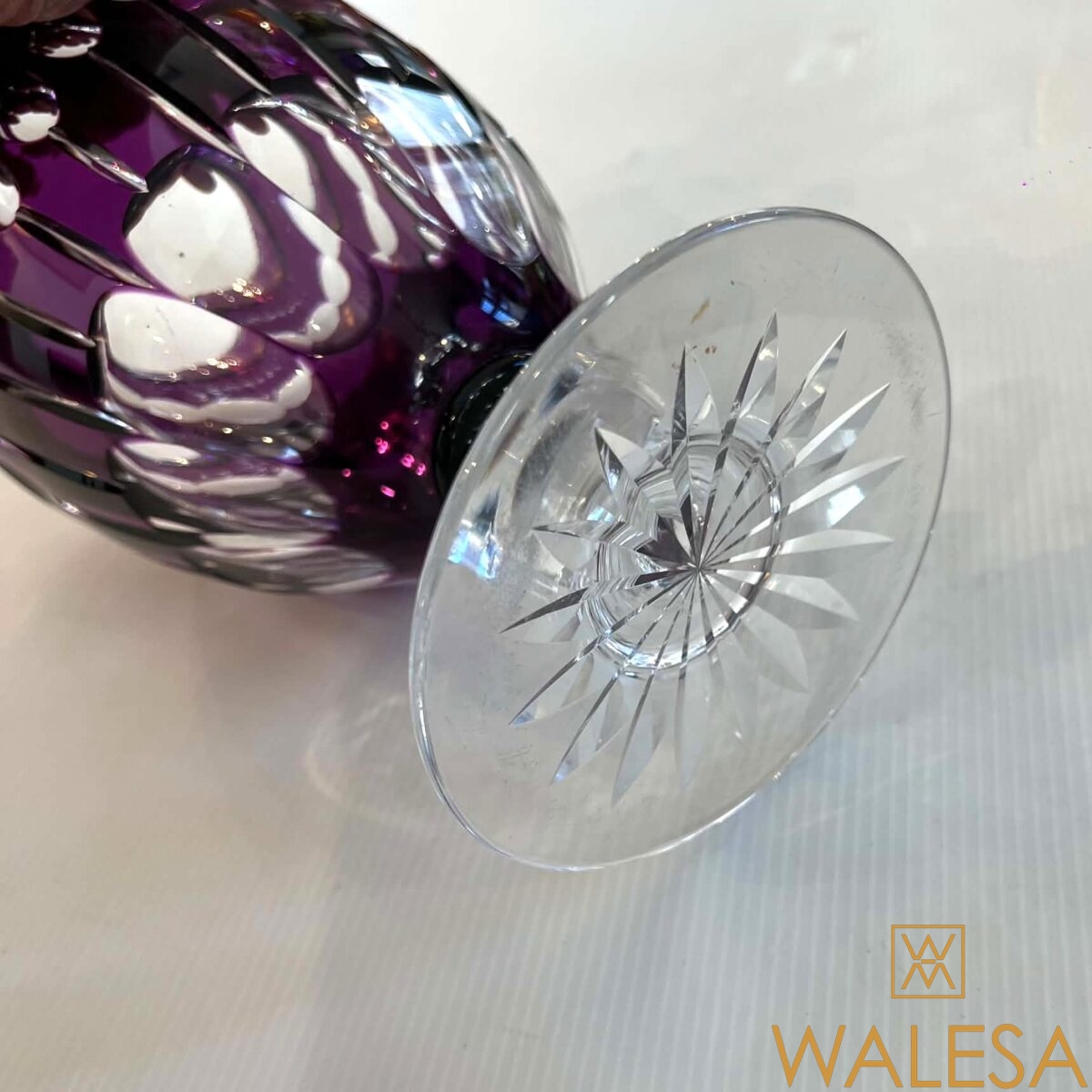 Cristal Val Saint Lambert - drageoir - grand vase couvert – Image 14