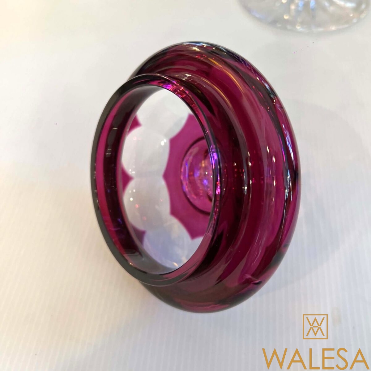 Cristal Val Saint Lambert - drageoir - grand vase couvert – Image 9