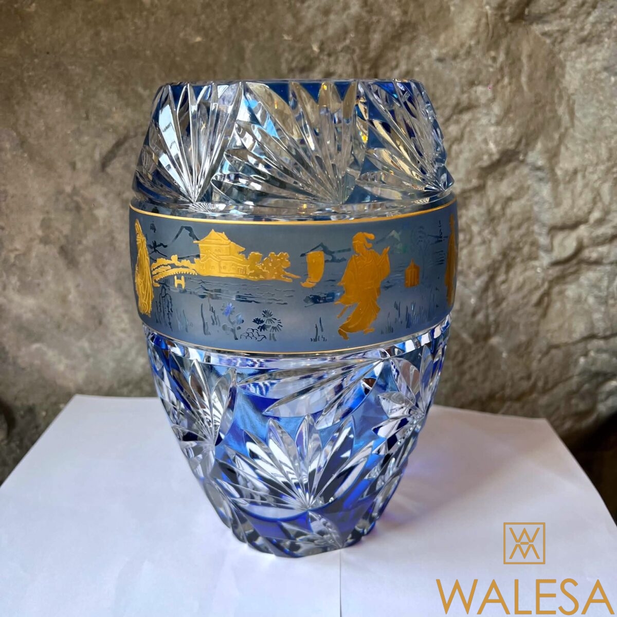 Cristal du Val Saint Lambert vase modèle “Aventin” créé par Hubert Léga – Image 3