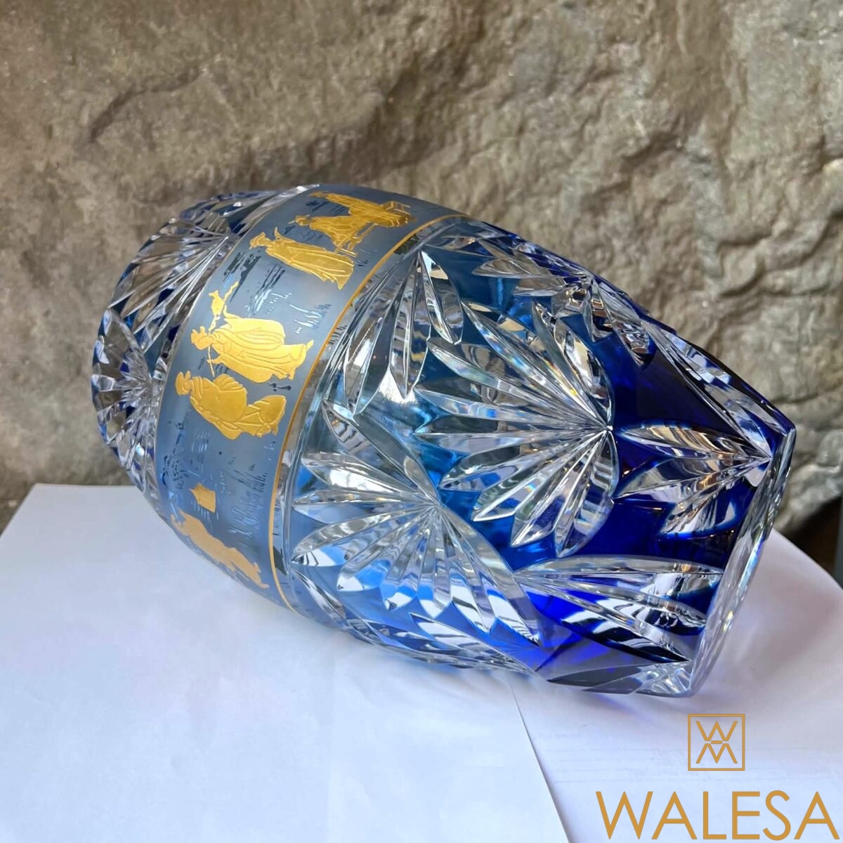Cristal du Val Saint Lambert vase modèle “Aventin” créé par Hubert Léga – Image 12