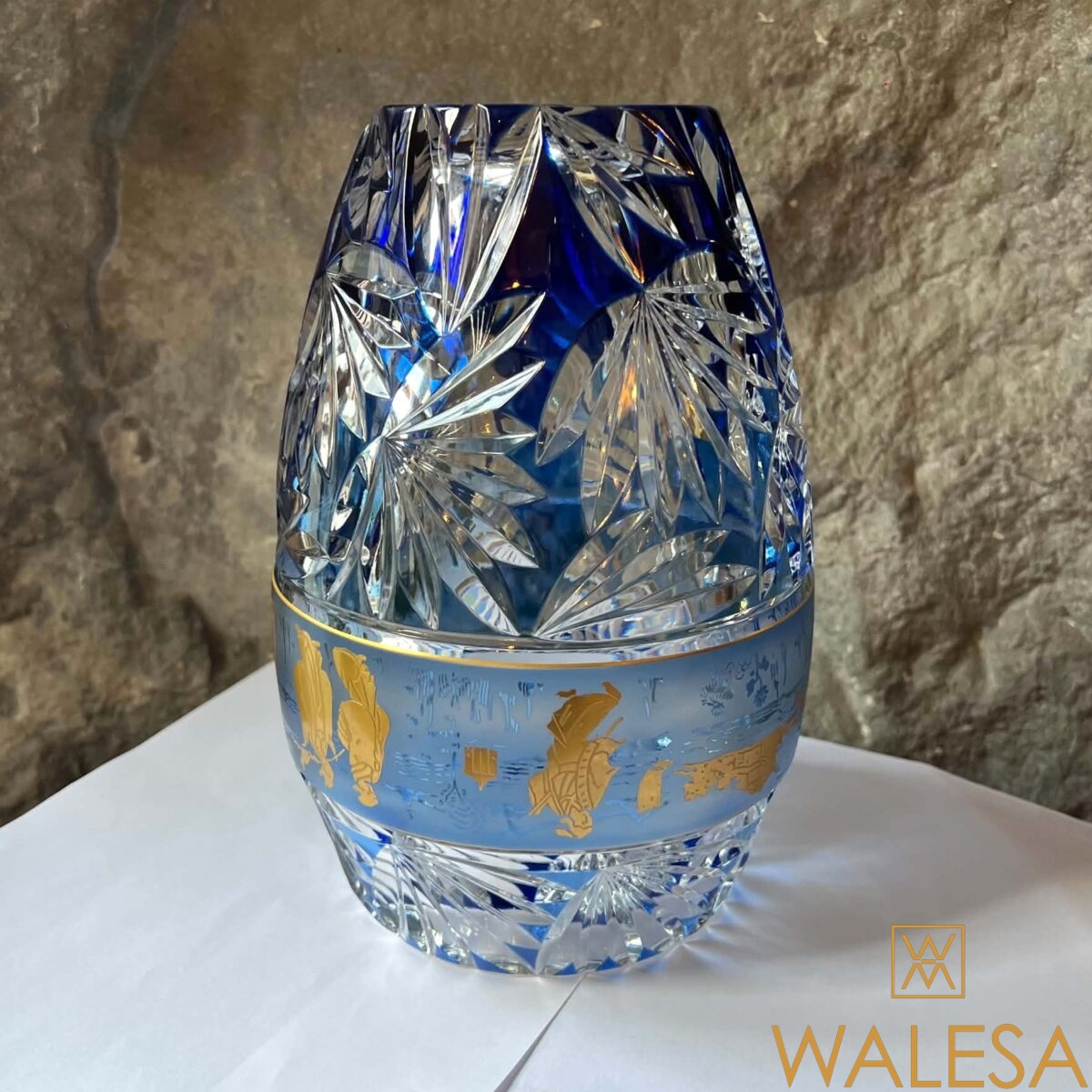 Cristal du Val Saint Lambert vase modèle “Aventin” créé par Hubert Léga – Image 10