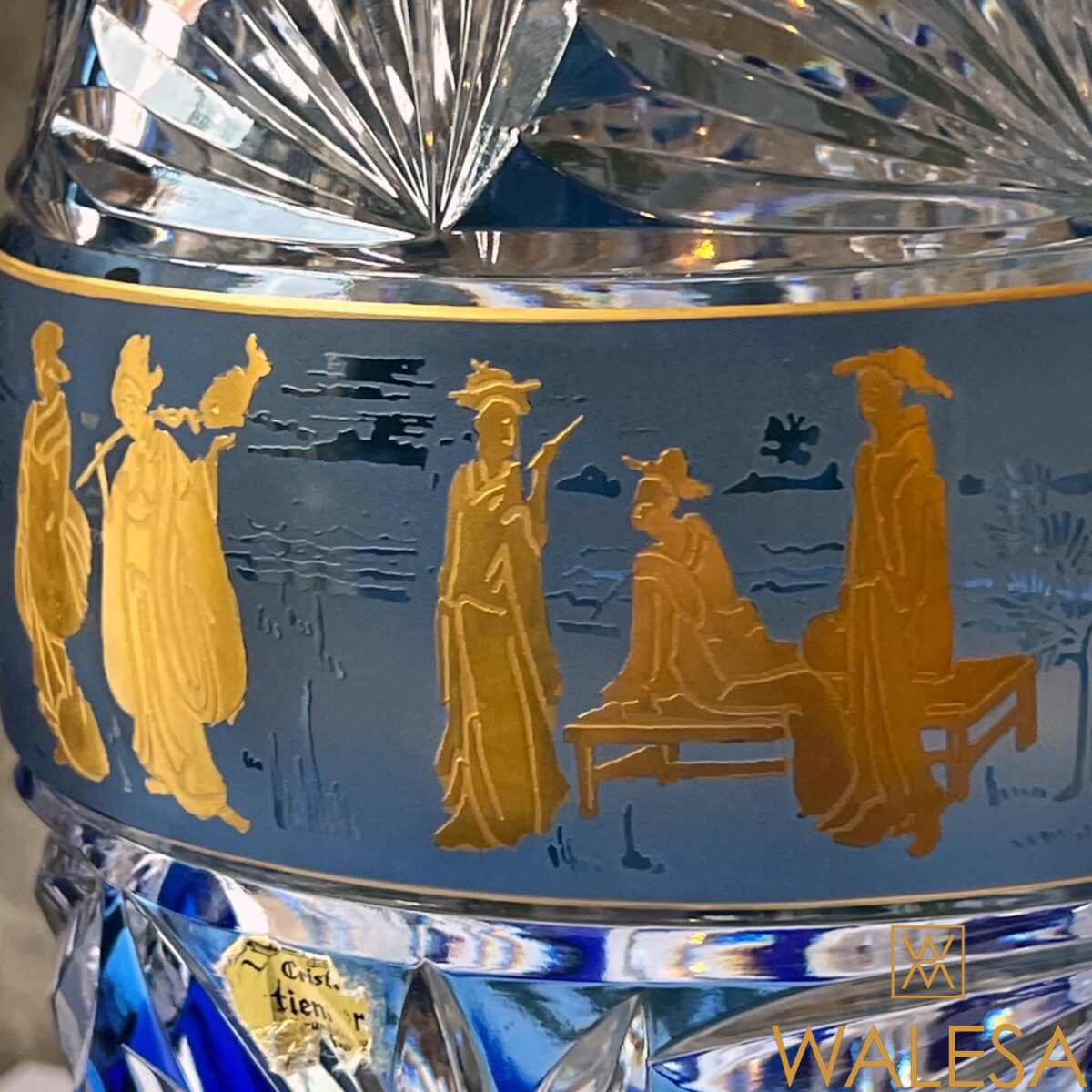 Cristal du Val Saint Lambert vase modèle “Aventin” créé par Hubert Léga – Image 8