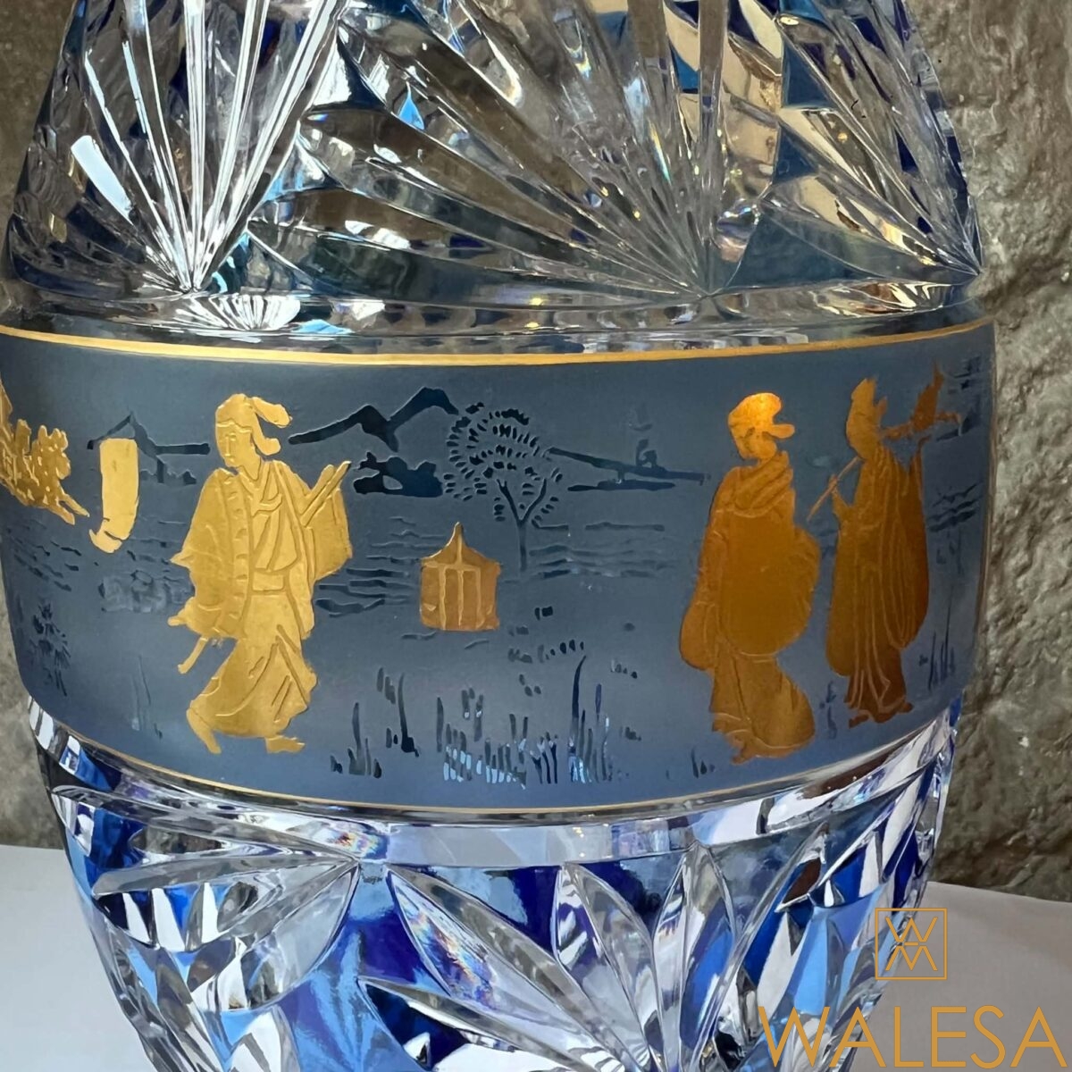 Cristal du Val Saint Lambert vase modèle “Aventin” créé par Hubert Léga – Image 6