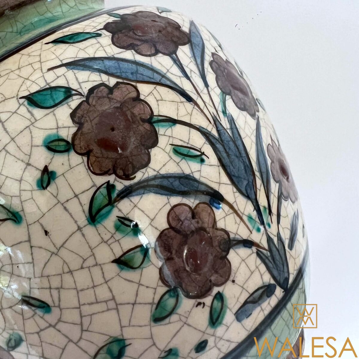 Edmond LACHENAL Vase “Iznik” en grès fin – Image 4