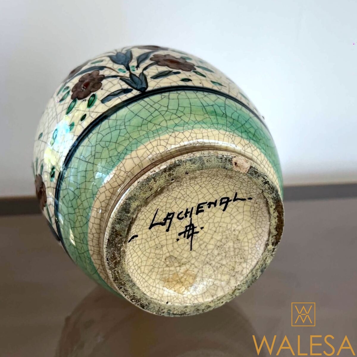 Edmond LACHENAL Vase “Iznik” en grès fin – Image 9