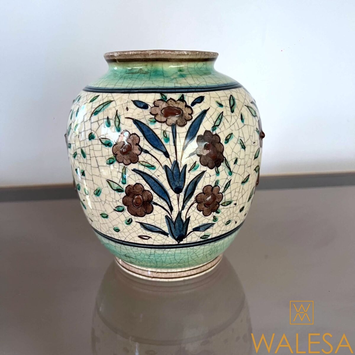 Edmond LACHENAL Vase “Iznik” en grès fin – Image 2
