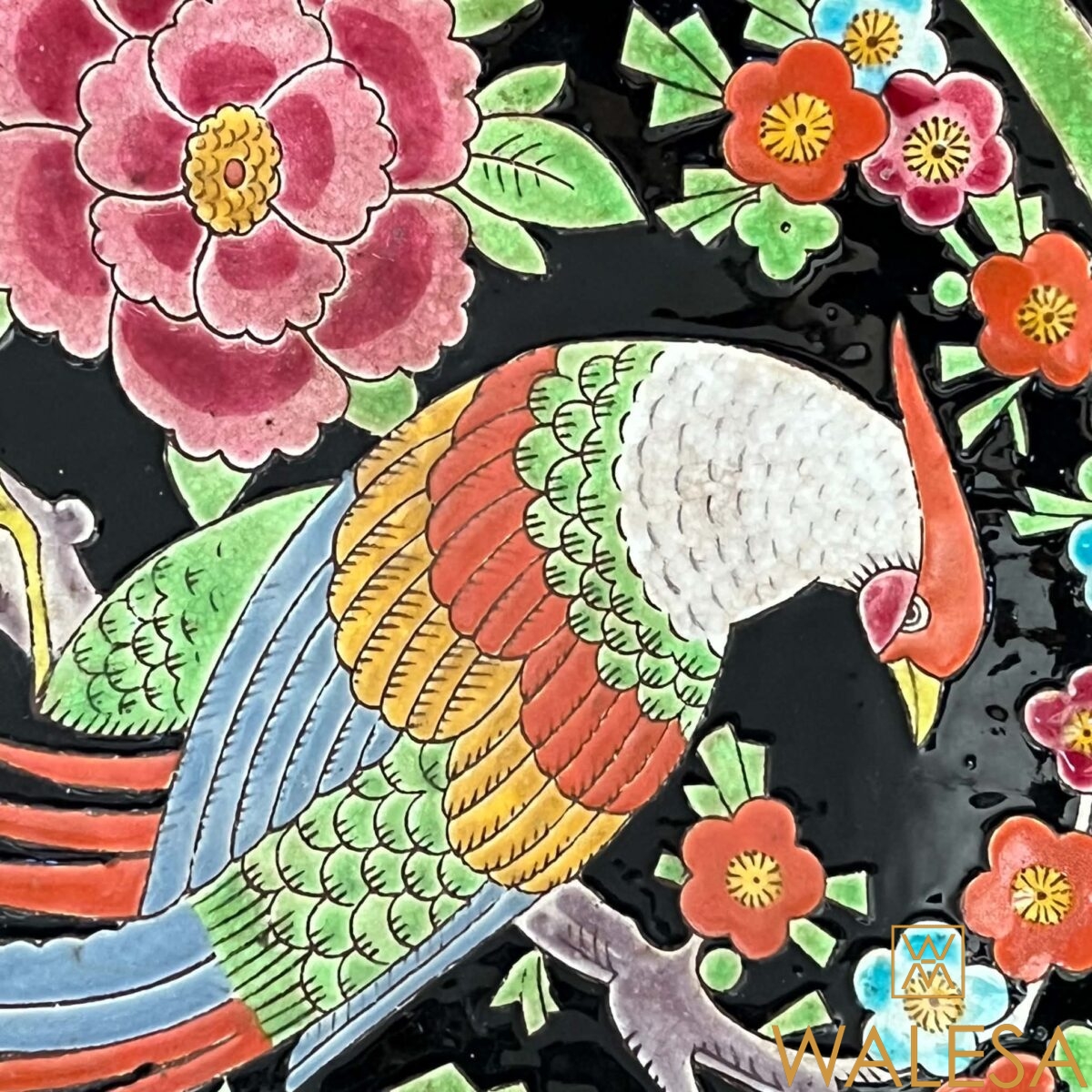 KERAMIS grand plat Art Deco à décor d’émaux cloisonnés – Image 4