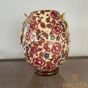 Raymond CHEVALIER Boch Frères La Louvière Vase Art Deco “Shanghai “