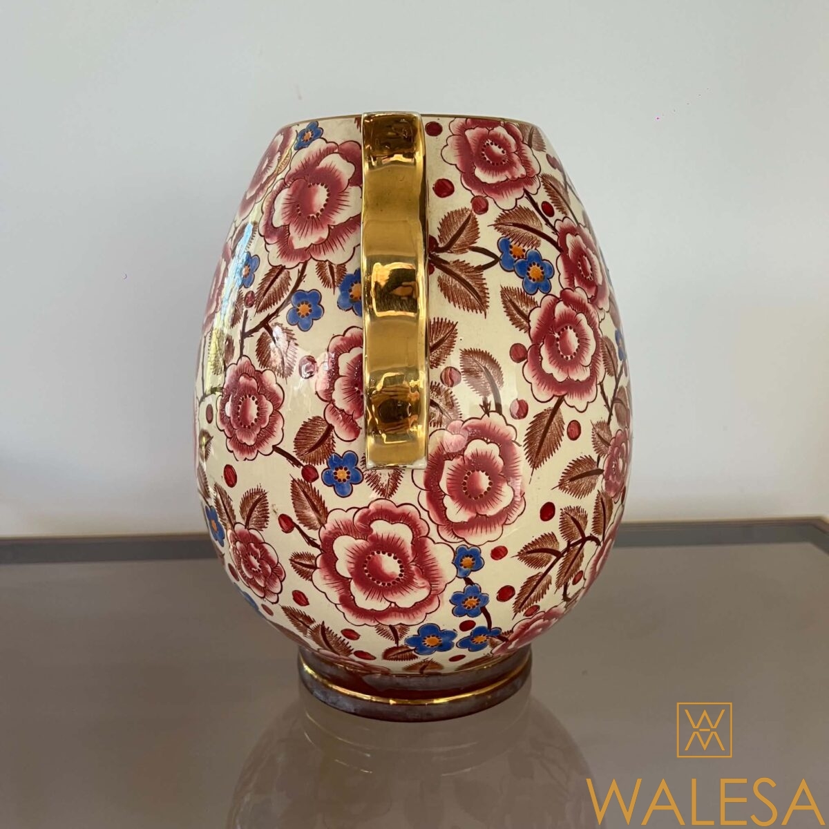 Raymond CHEVALIER Boch Frères La Louvière Vase Art Deco “Shanghai “ – Image 2