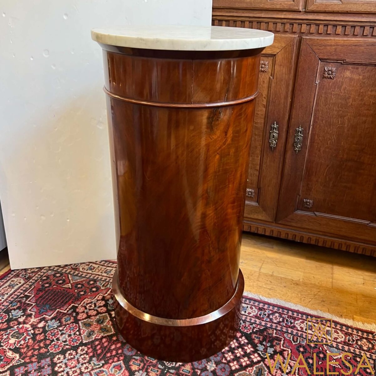 SOMNO d’époque Empire en acajou flammé – Image 8