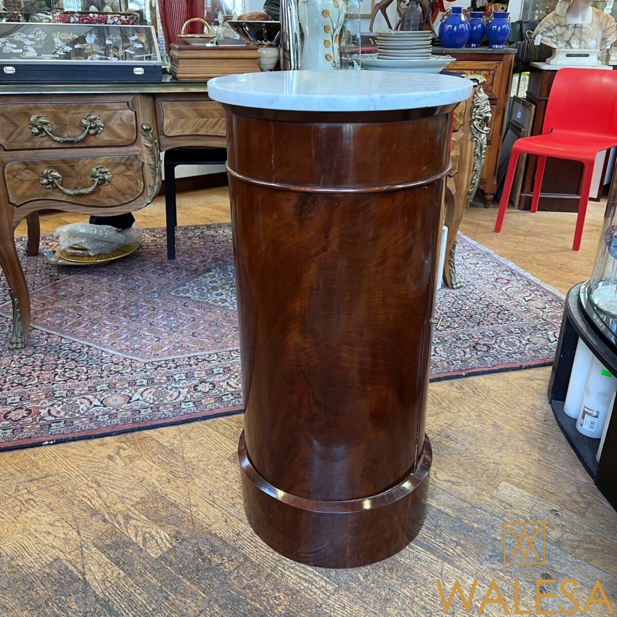 SOMNO d’époque Empire en acajou flammé – Image 7